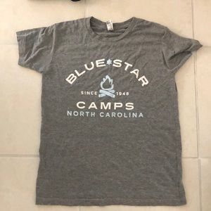 Blue Star Grey T-Shirt